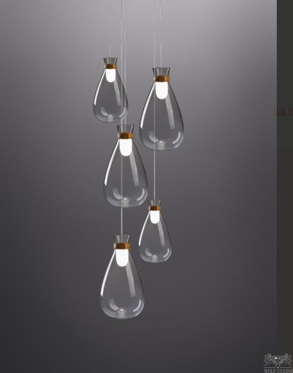 Итальянский светильник Soffi Cluster pendant lamp