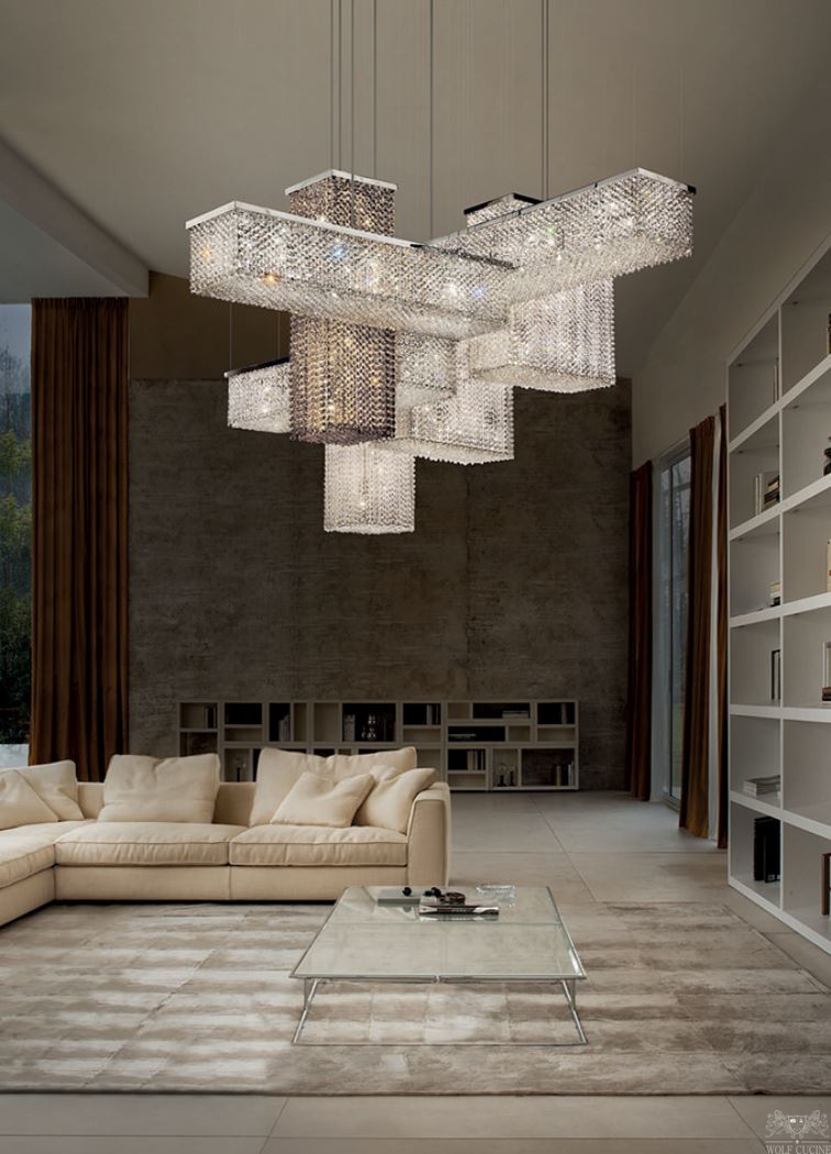 Итальянский светильник Cubo Module  Suspension от Masiero