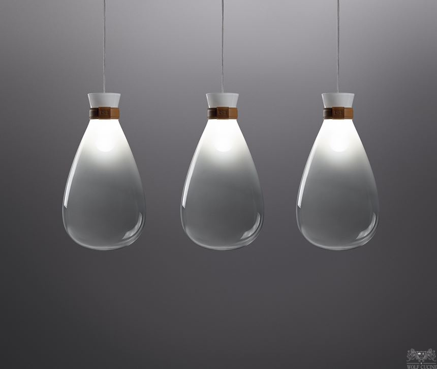 Итальянский светильник Soffi  Linear pendant lamp