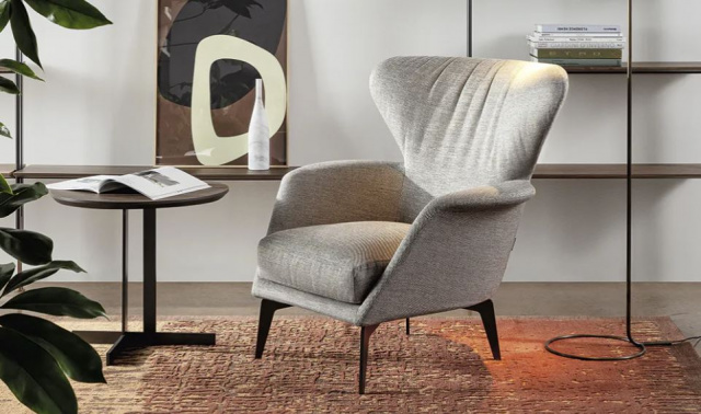 Итальянское кресло Lovy armchair low от Bonaldo