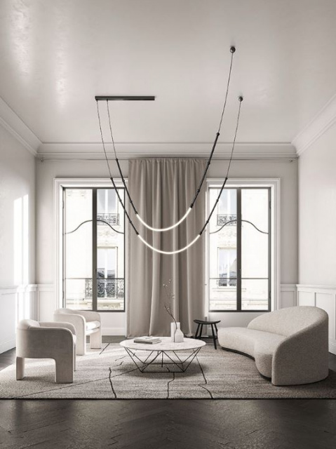 Итальянский светильник KARMAN - LEDA pendant SE293 GN/GO INT INDOOR