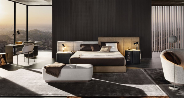 Итальянская кровать Lawrence Bed от MInotti