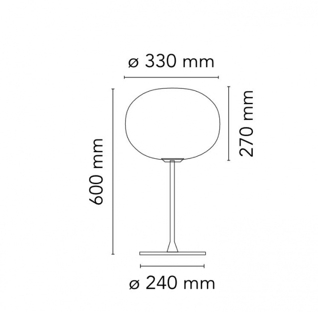 Итальянский светильник от Flos - Glo-Ball Table 1