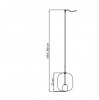Итальянский светильник BLOW MEDIUM 56.35STM Итальянский светильник BLOW MEDIUM 56.35STM