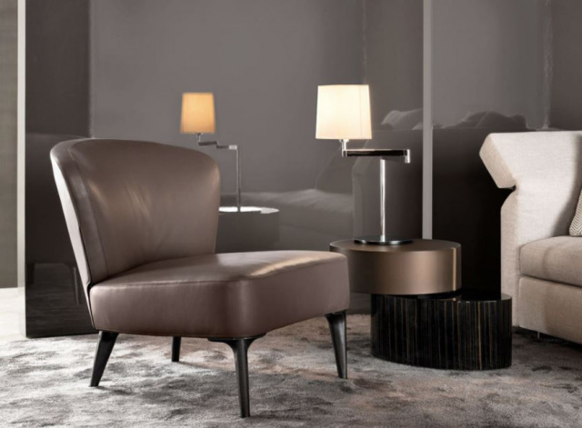 Итальянское кресло Aston ARMCHAIR WITHOUT ARMRESTS от Minotti