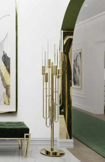 Итальянский светильник GALA FLOOR LAMP от  LUXXU