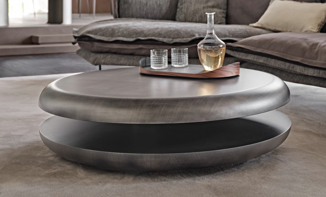 Итальянский журнальный столик YO-YO Brushed  от Cattelan Italia