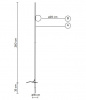Итальянский светильник KARMAN - ATMOSPHERE floor lamp HP302EB EXT OUTDOOR Итальянский светильник KARMAN - ATMOSPHERE floor lamp HP302EB EXT OUTDOOR