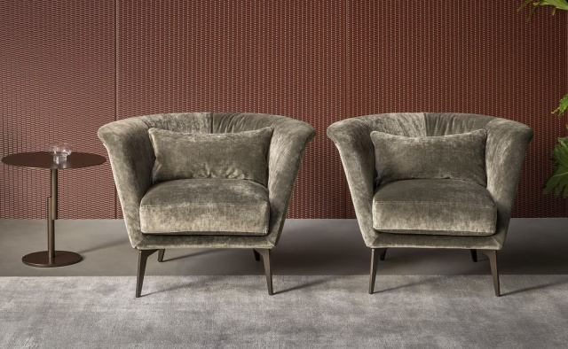 Итальянское кресло Lovy armchair low от Bonaldo