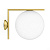 Итальянский светильник IC Ceiling Wall 2 Outdoor Brass Finish