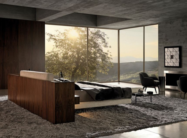 Итальянская кровать Brasilia Bed от MInotti