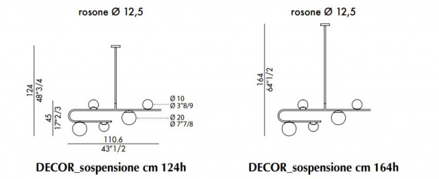 Итальянский светильник Eforma - DECOR sospensione