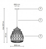 Итальянский светильник KARMAN - GINGER pendant SE116 3A/3F EXT Итальянский светильник KARMAN - GINGER pendant SE116 3A/3F EXT
