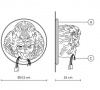 Итальянский светильник KARMAN - UGORILLA wall lamp AP152 GR INT Итальянский светильник KARMAN - UGORILLA wall lamp AP152 GR INT