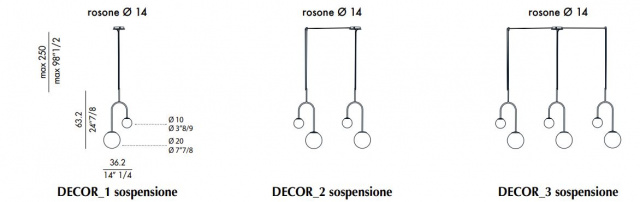 Итальянский светильник Eforma - DECOR_3 pendant