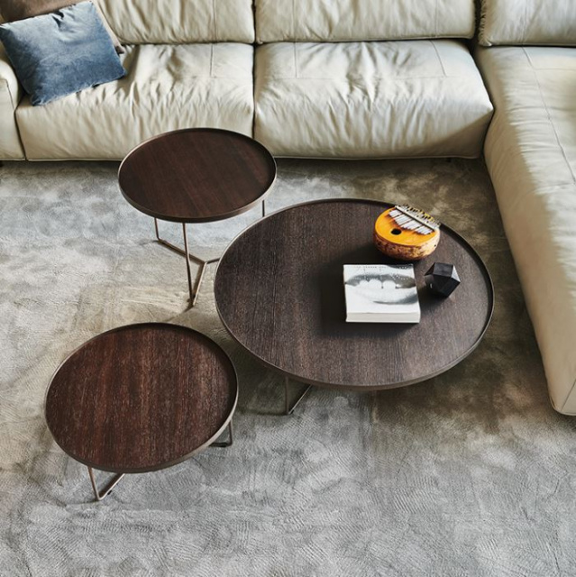 Итальянский журнальный столик BILLY Wood от Cattelan Italia
