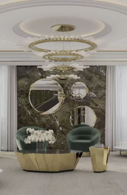 Итальянское настенное зеркало VERTIGO MIRROR от  LUXXU