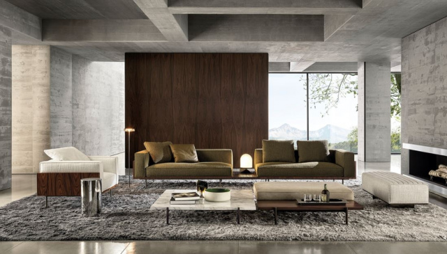 Итальянский диван Brasilia от Minotti